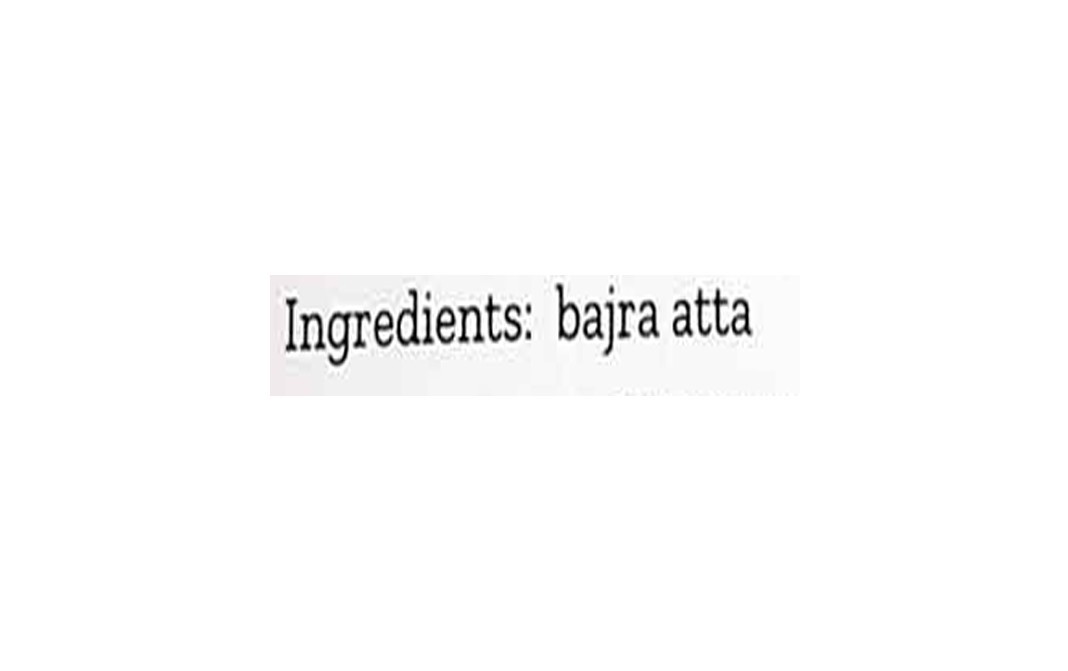 Conscious Food Pearl Millet Flour Bajra Atta Natural + Chakki-ground   Pack  500 grams
